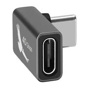 USB-C right angle adaptor with 40Gbps USB 4.0 speed and compact design