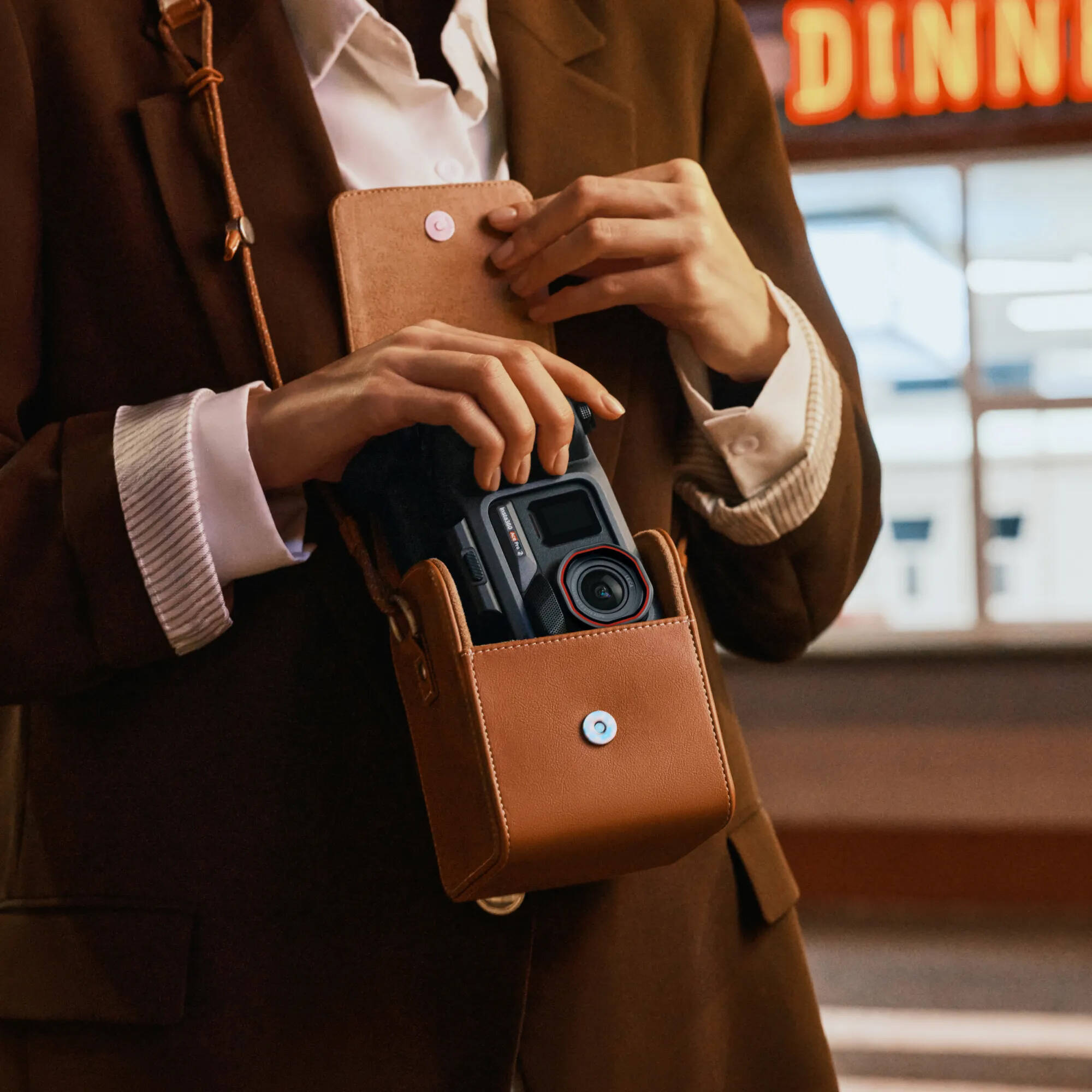 Insta360 Ace Pro 2 Bundle with Leica lens, Xplorer Grip Pro, and instant photo printer
