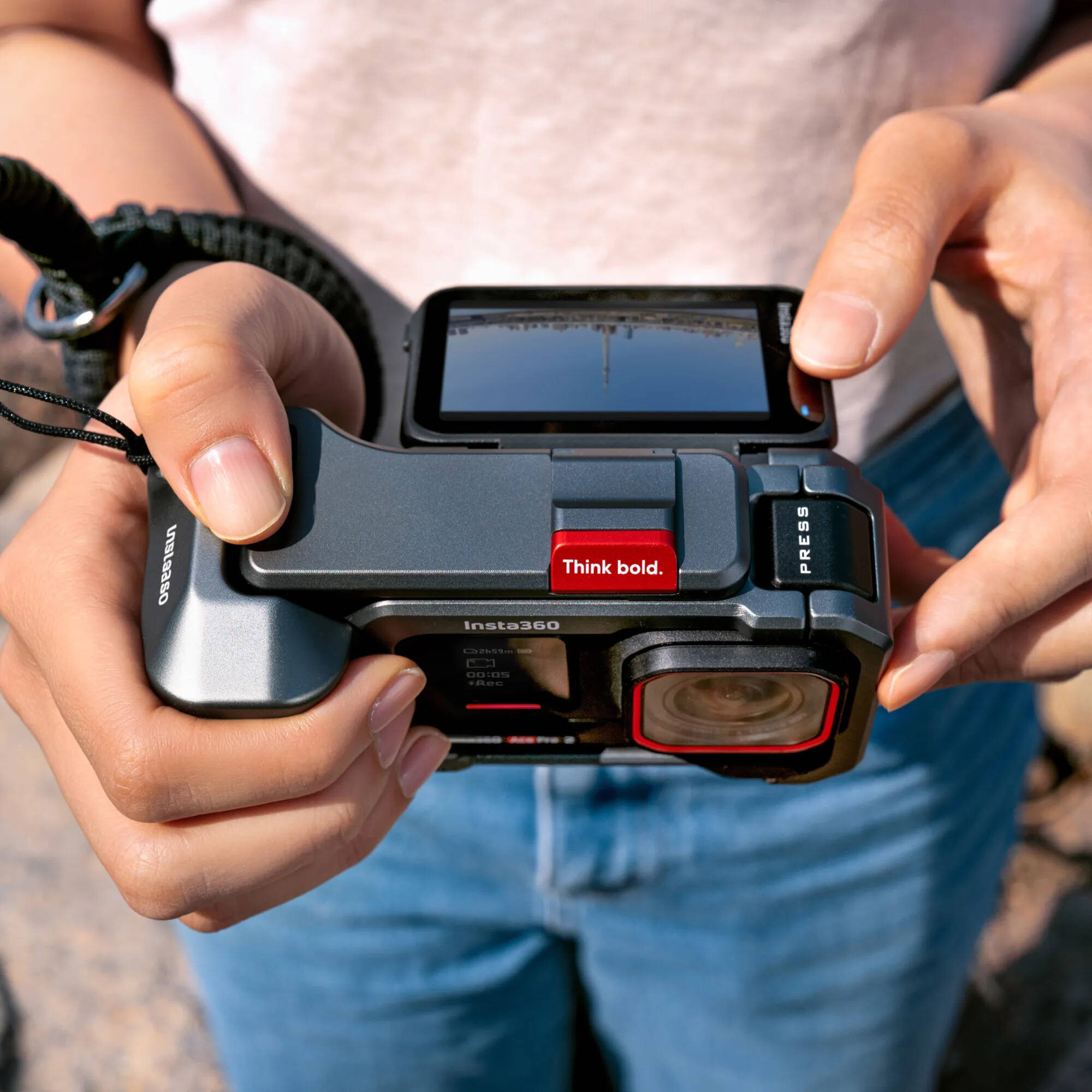 Insta360 Ace Pro 2 action camera with 8K video recording and dual AI chip system