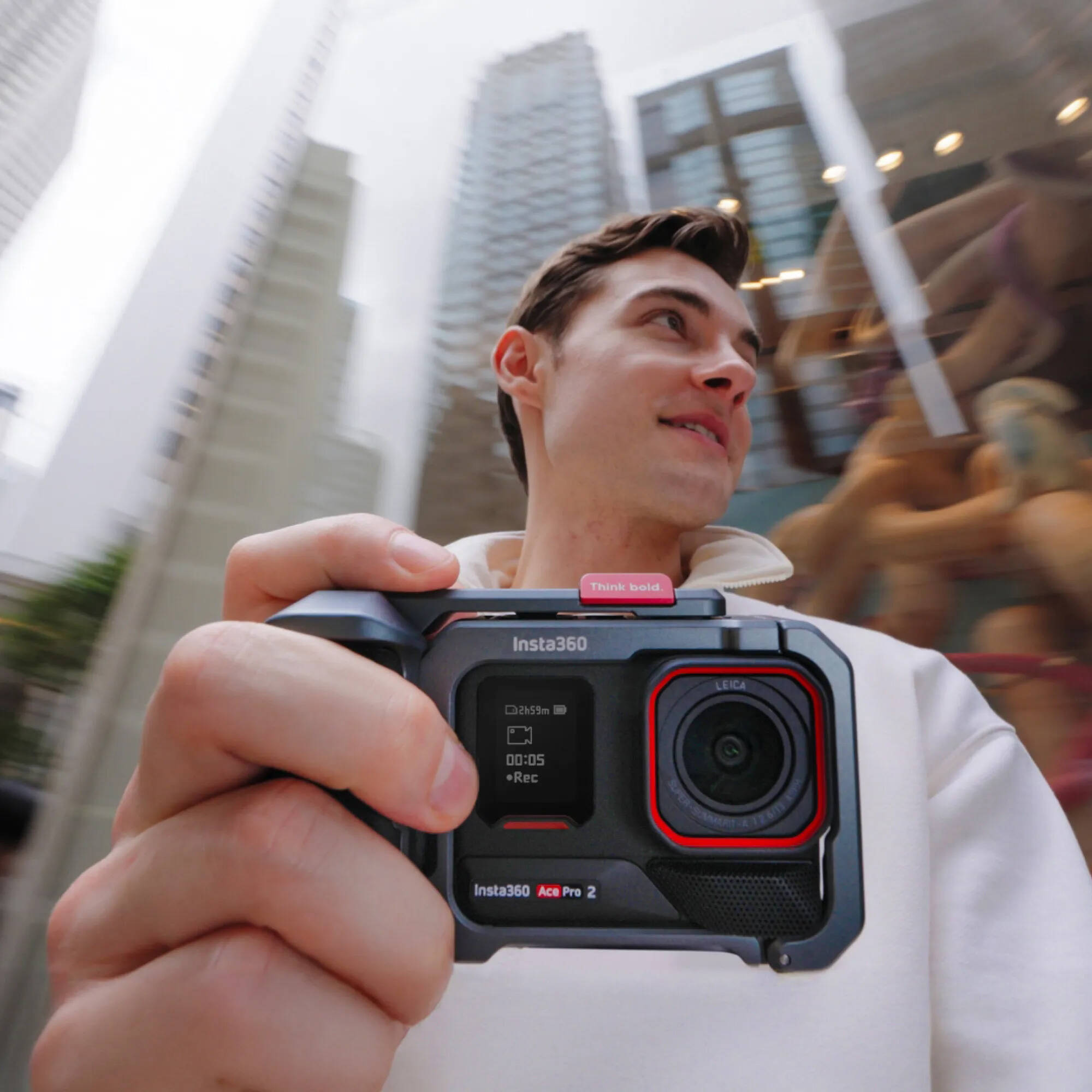 Insta360 Ace Pro 2 action camera with 8K video recording and dual AI chip system