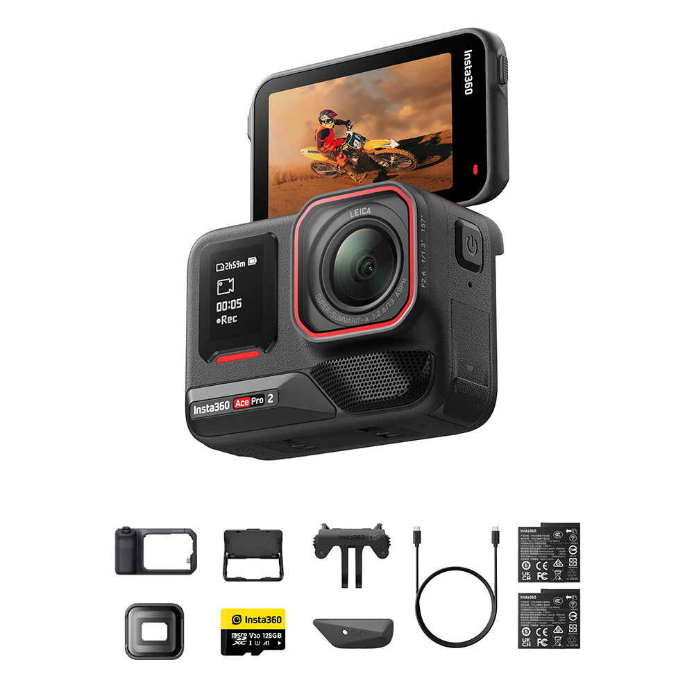 Insta360 Ace Pro 2 Action Camera Videography Bundle
