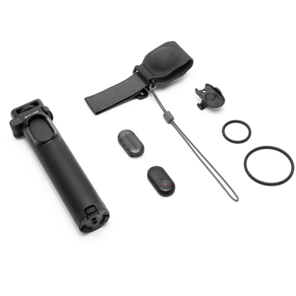 Insta360 Foldable 2-in-1 Selfie Stick with tripod design
