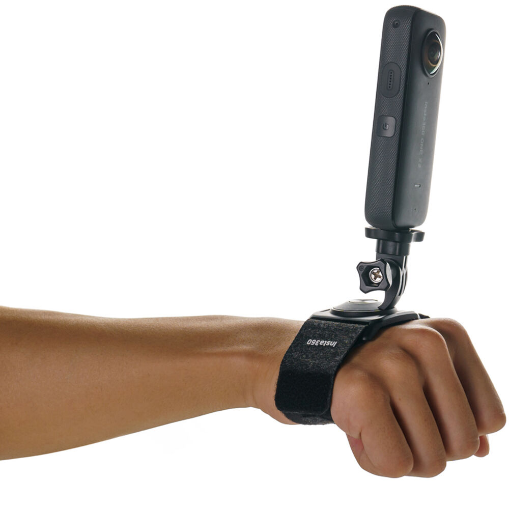 Insta360 Hand Mount Bundle with adjustable straps and rotating mount
