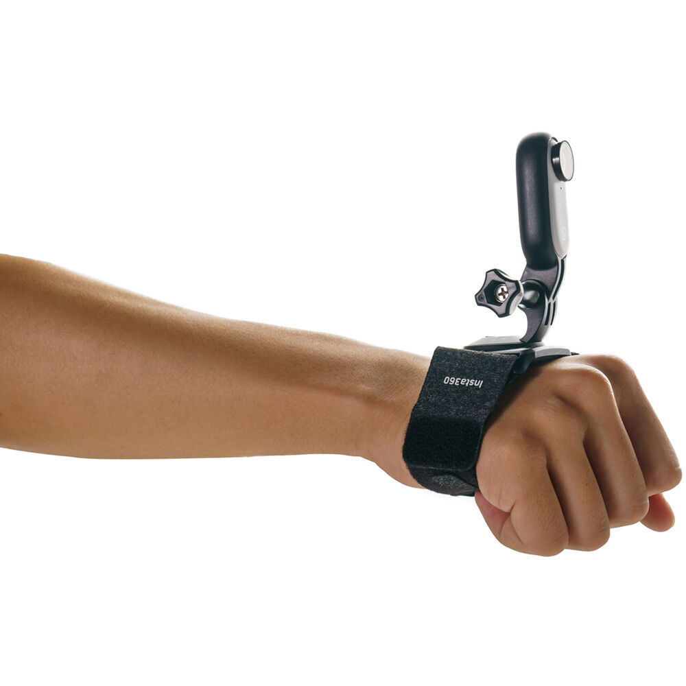 Insta360 Hand Mount Bundle with adjustable straps and rotating mount

