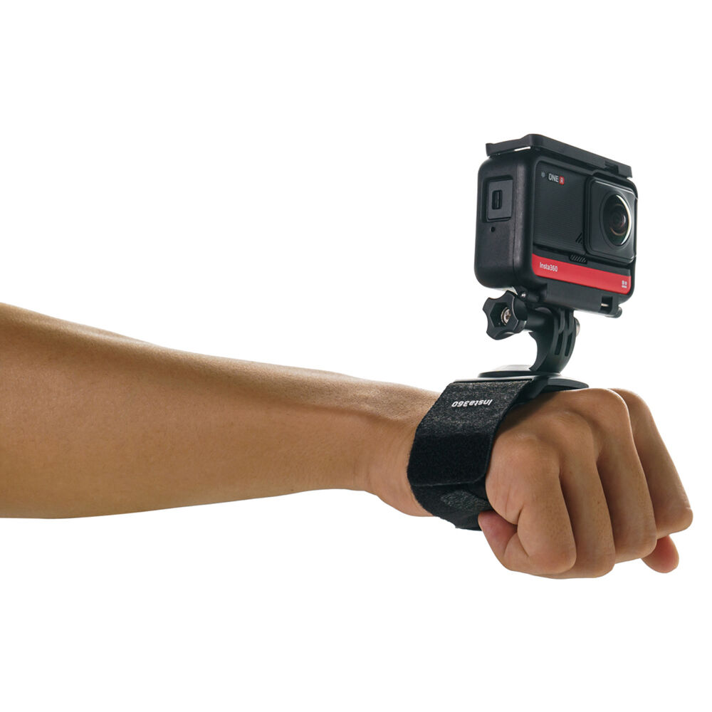 Insta360 Hand Mount Bundle with adjustable straps and rotating mount
