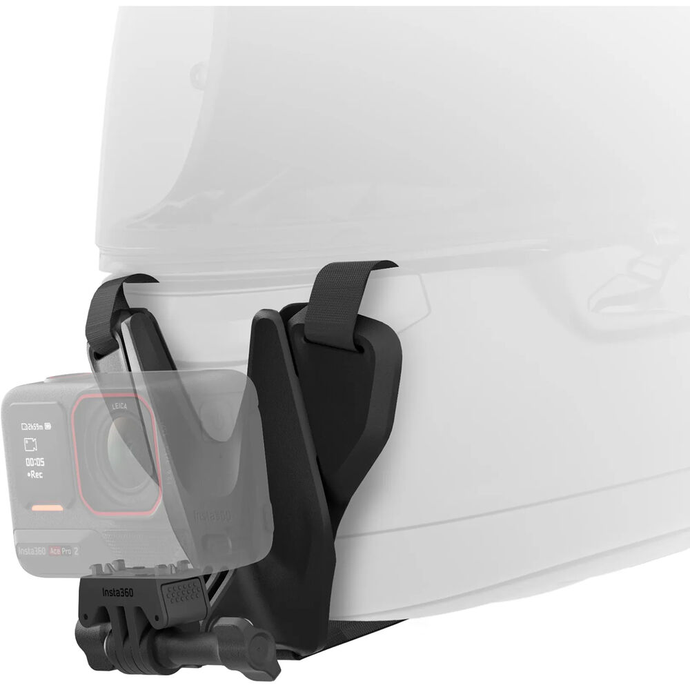 Insta360 Helmet Chin Mount 2.0 with adjustable strap and mic mount
