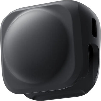 Silicone lens cap designed to protect Insta360 X4 and X5 dual lenses from dust and scratches during storage and transport.