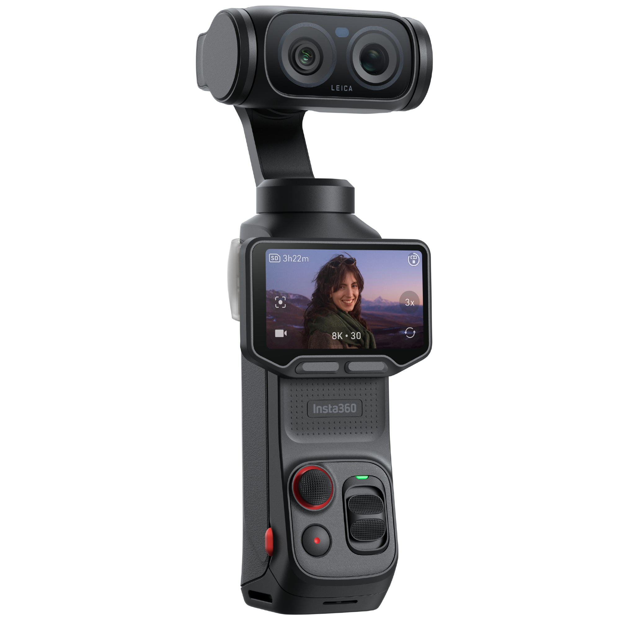 Insta360 Luna Ultra 8K Dual-Lens Gimbal Camera - right side angle view