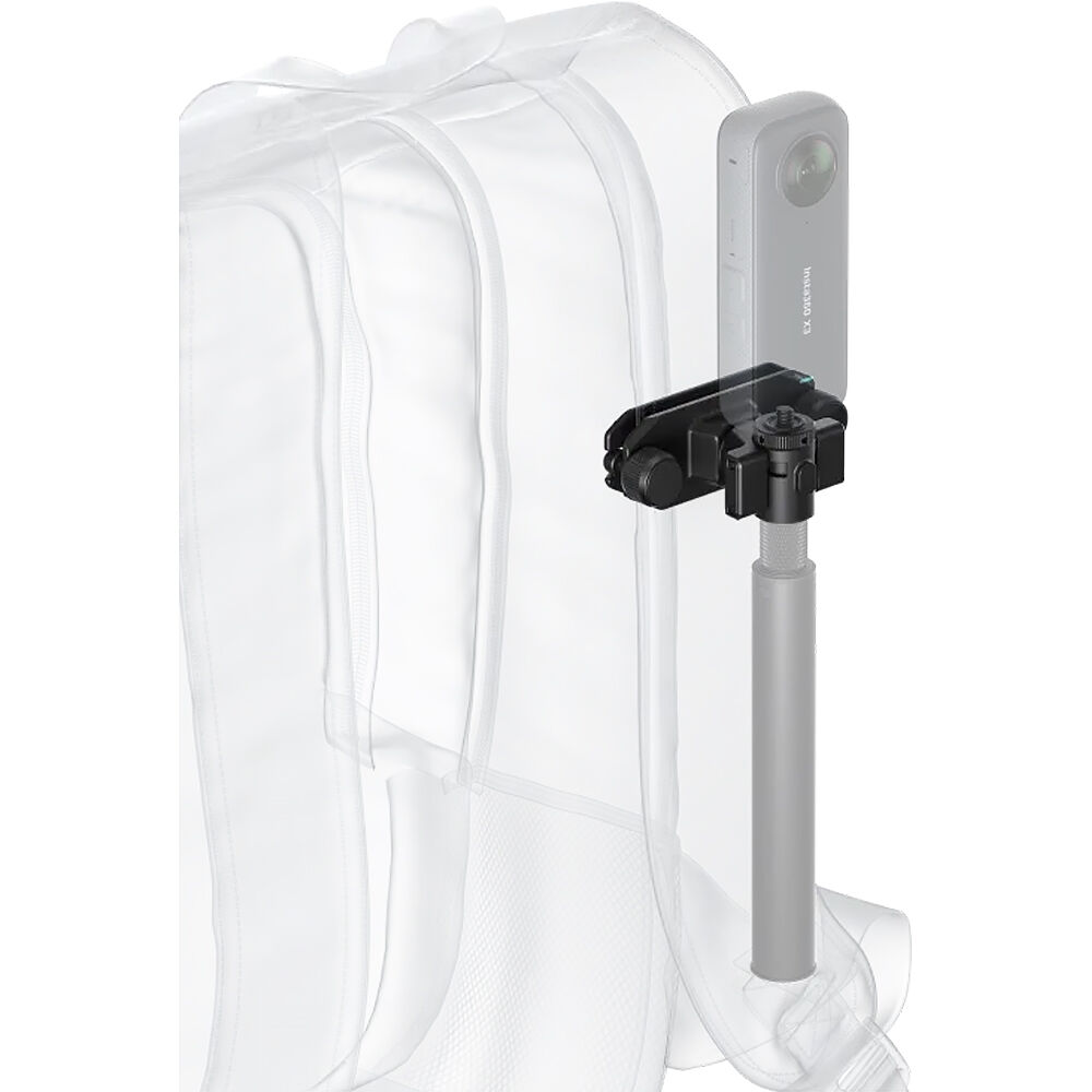 Hands-free Insta360 Magnetic Selfie Stick Holster for outdoor use
