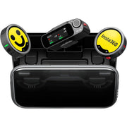 Insta360 Mic Pro lapel mics inside charging case - from above