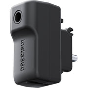 Black electronic device with 'Insta360' branding on a white background