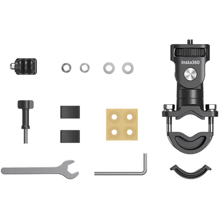 Insta360 Motorcycle U-Bolt Mount with adjustable clamp and adaptor

