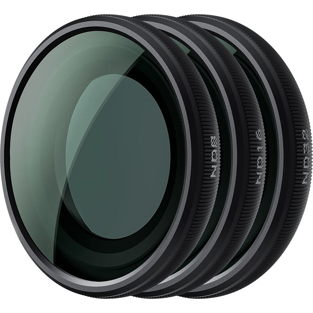 Insta360 ND Filter Set ND8 ND16 ND32 for smooth motion blur
