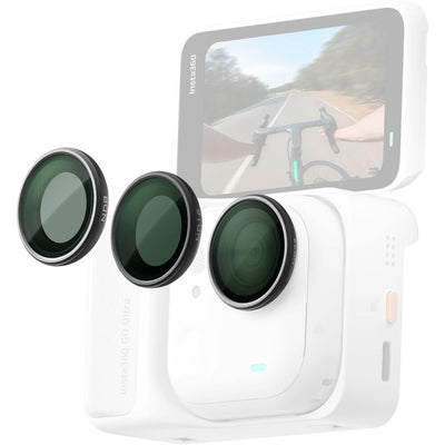 Insta360 ND Filter Set ND8 ND16 ND32 for smooth motion blur
