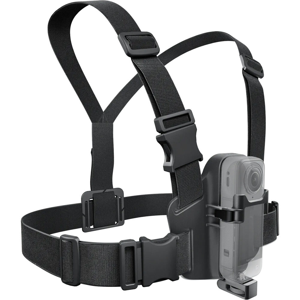 Insta360 X5 POV Chest Mount with padded adjustable harness
