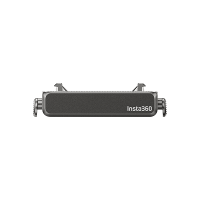 Ultra-thin magnetic quick release mount for Insta360 X5 with secure sliding lock, 1/4” tripod compatibility, designed to stay invisible in 360° shots and enable rapid camera changes.