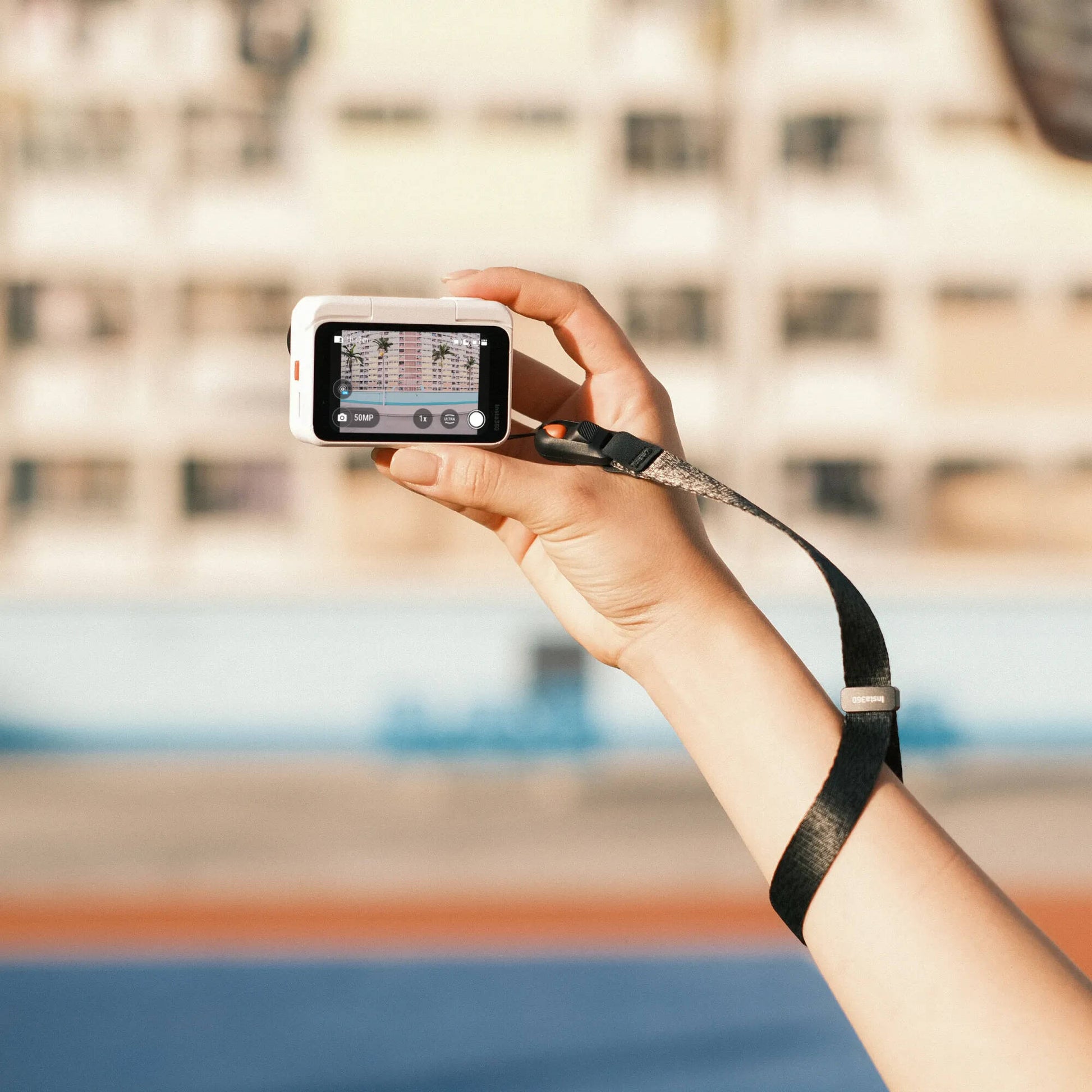 Insta360 Quick Release Wrist Strap with adjustable loop and buckle
