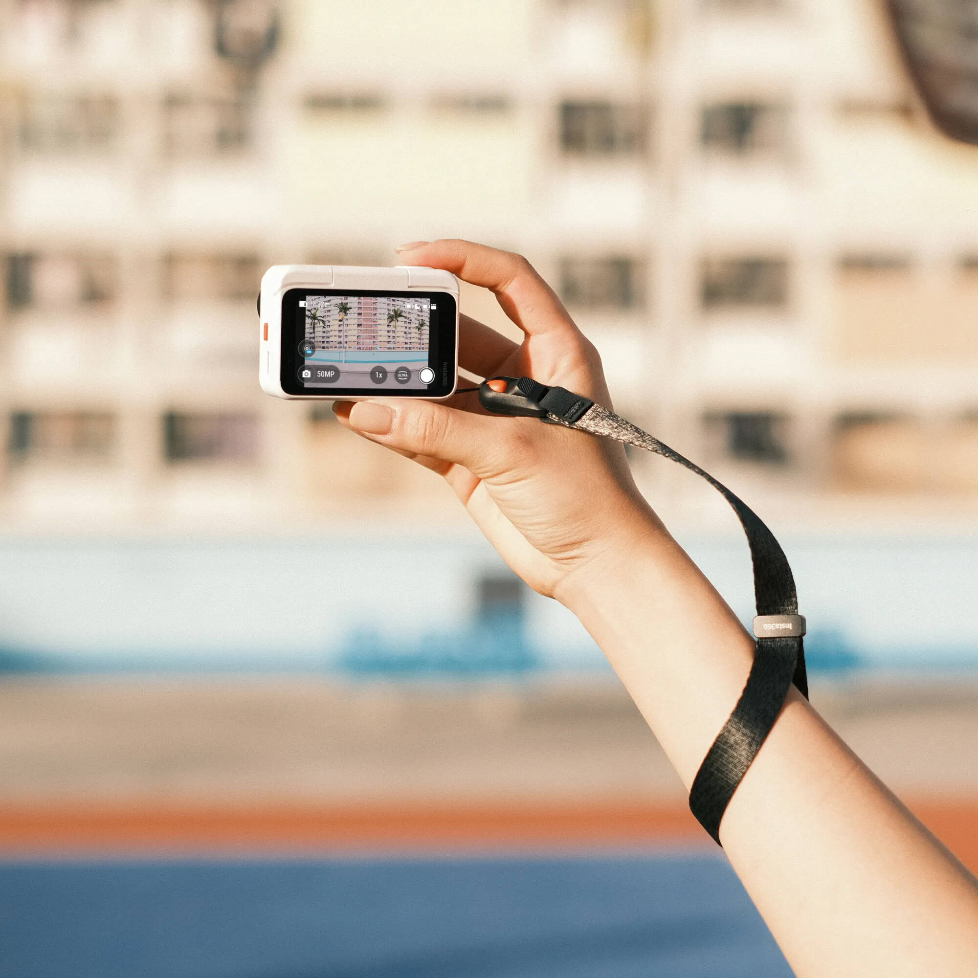 Insta360 Quick Release Wrist Strap with adjustable loop and buckle
