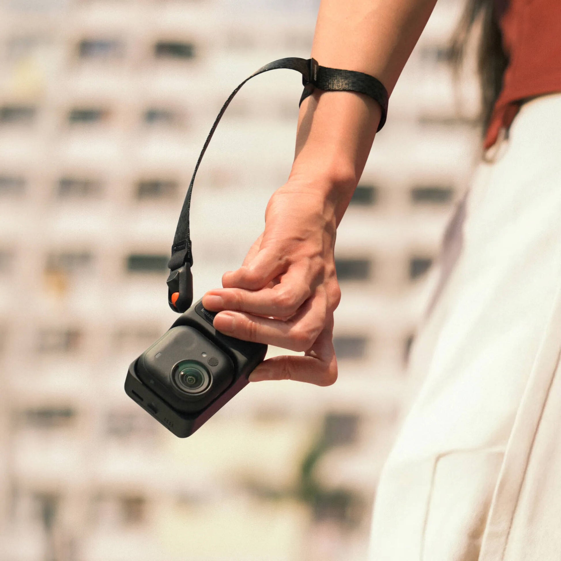 Insta360 Quick Release Wrist Strap with adjustable loop and buckle
