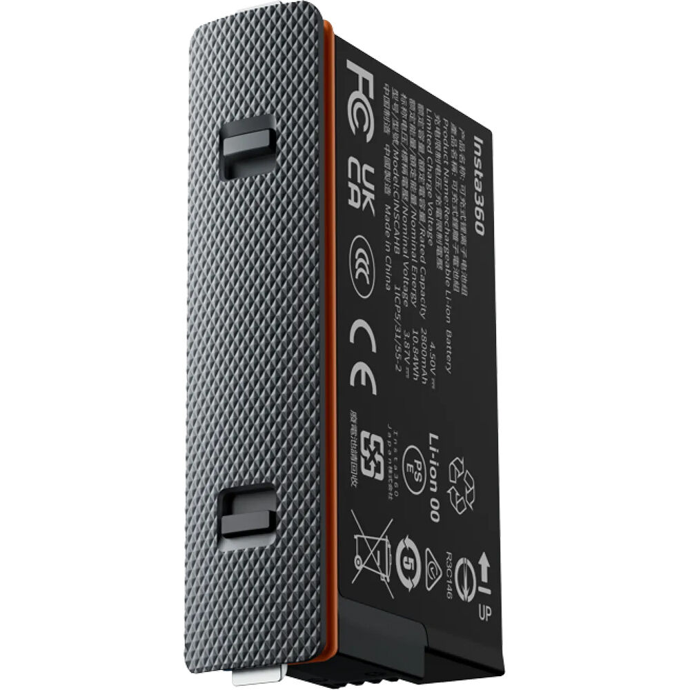 Insta360 X5 Ultra Rechargeable Battery with 2800mAh and storage case
