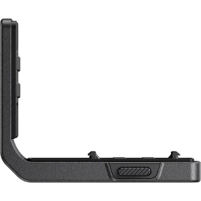Lightweight all-aluminum alloy mount for Insta360 Ace and Ace Pro that enables quick switching between vertical and horizontal shooting while keeping charging ports and microphones accessible.