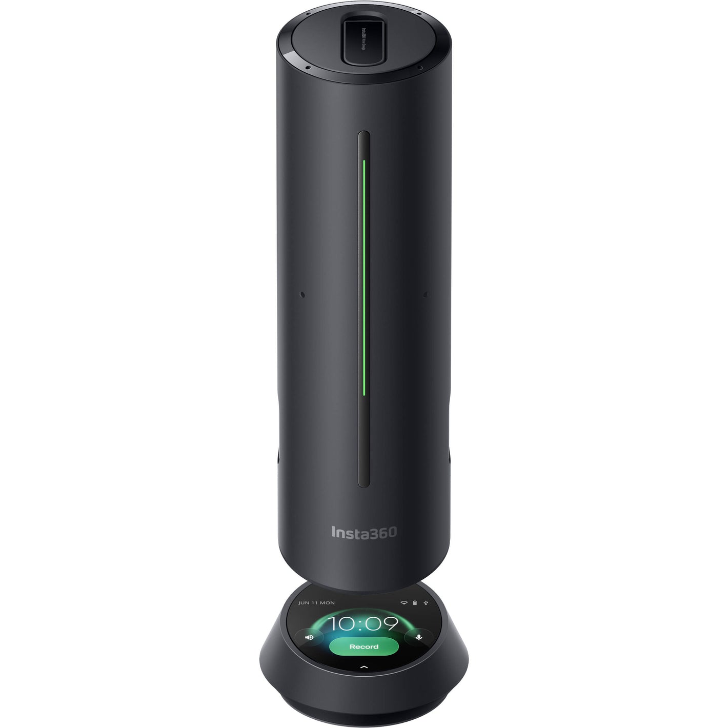 Professional desktop microphone Insta360 Wave with AI noise reduction and directional pickup.