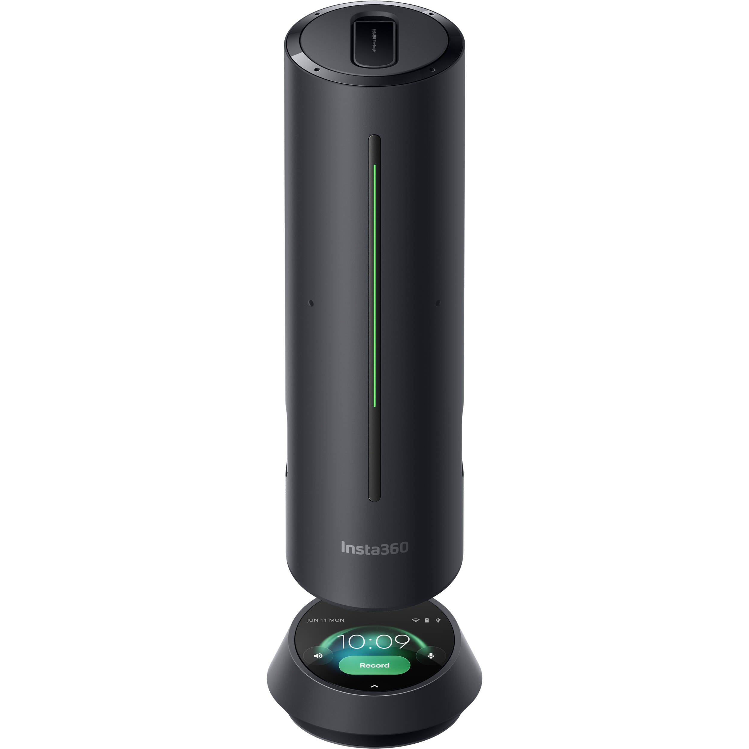 Professional desktop microphone Insta360 Wave with AI noise reduction and directional pickup.