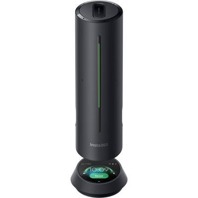 Professional desktop microphone Insta360 Wave with AI noise reduction and directional pickup.