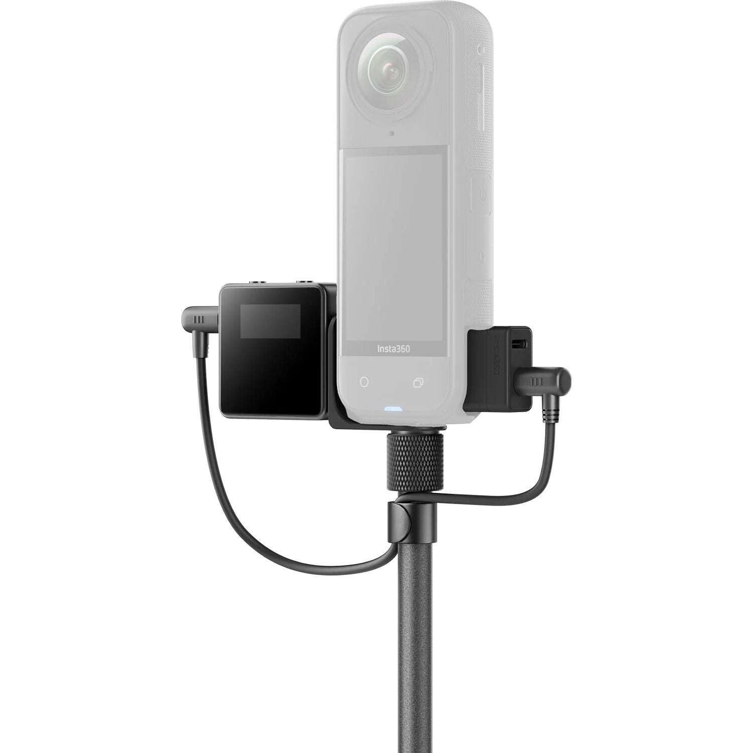 Insta360 X Series Cold Shoe bracket for RODE clip-on microphones
