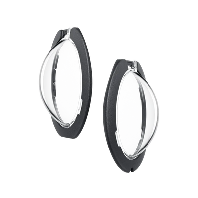 Standard removable lens guards for Insta360 X3 with multi-coated acrylic lenses, twist-off design for tool-free installation, secure locking bases, and clear 360° image protection.