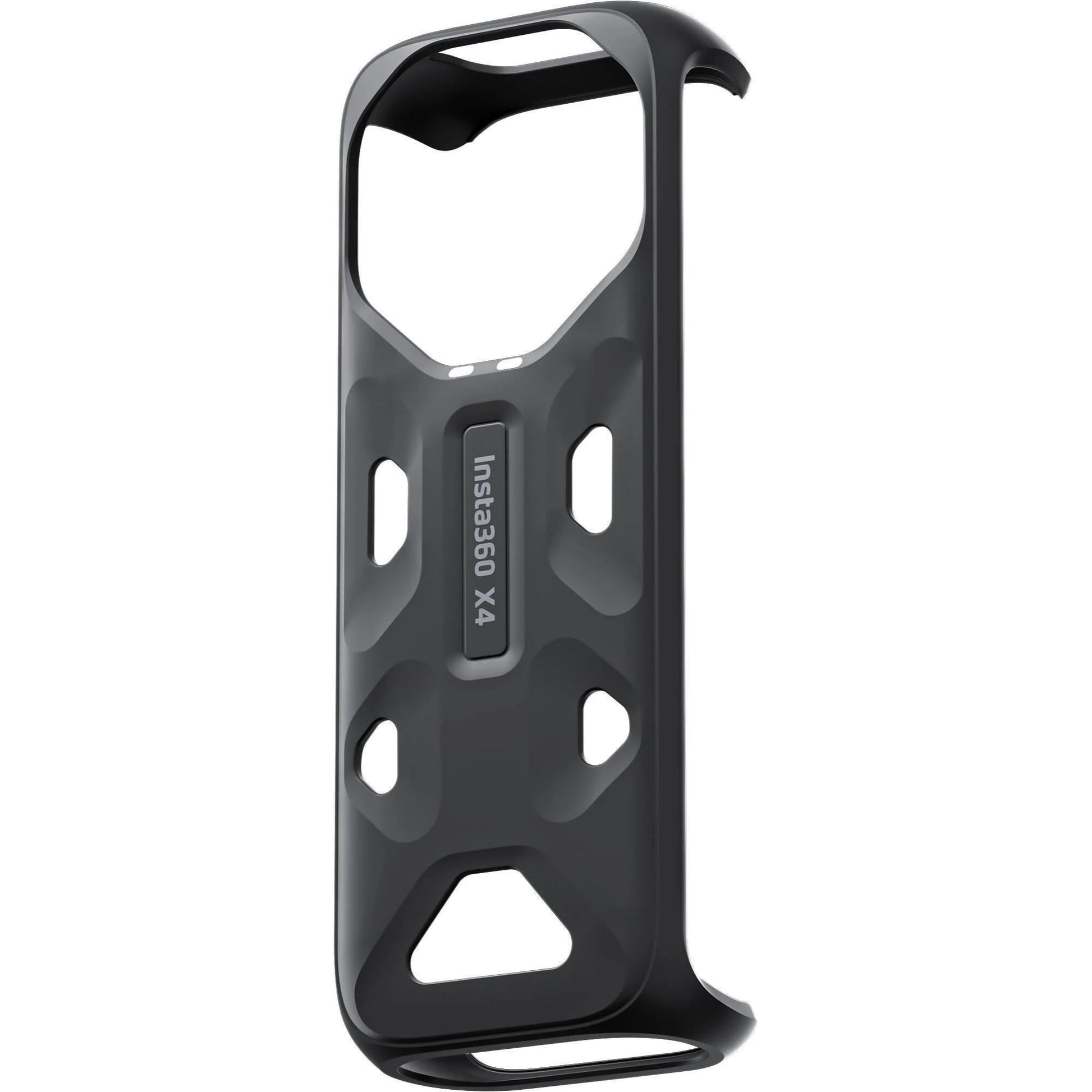 Black Insta360 X4 case with brand logo on a white background