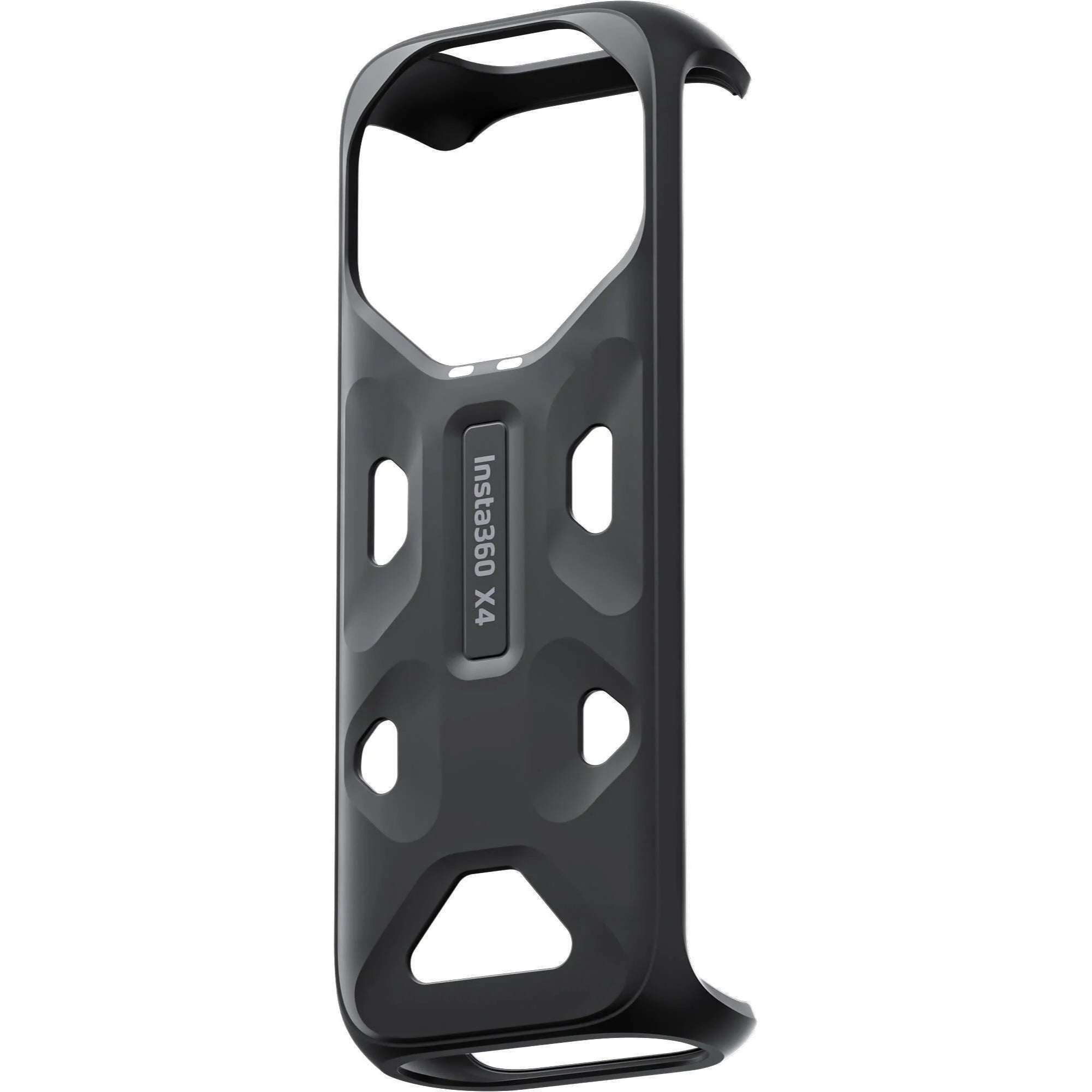 Black Insta360 X4 case with brand logo on a white background