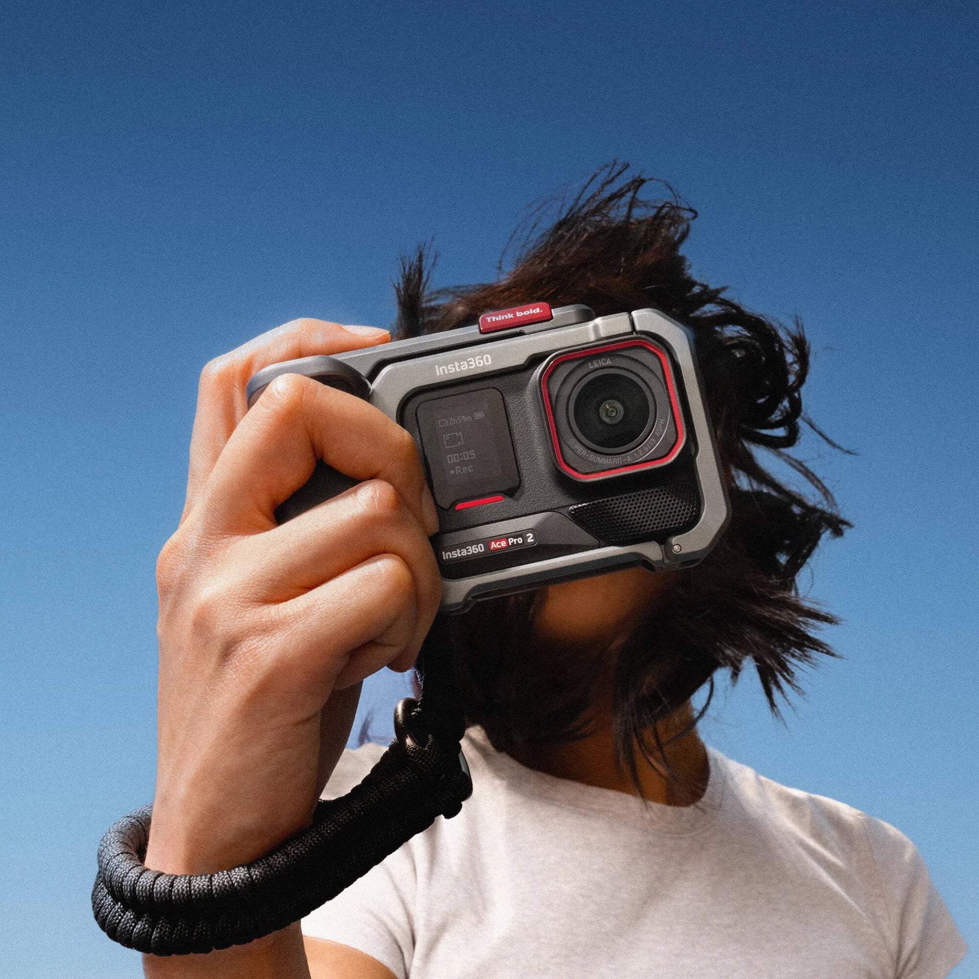 Insta360 Ace Pro 2 fitted with Xplorer Grip Kit
