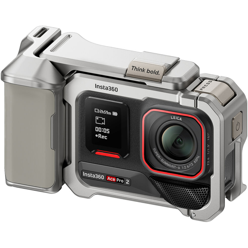 Insta360 Ace Pro 2 fitted with Xplorer Grip Kit
