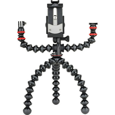 Create pro videos, vlogs, and YouTube content with the GorillaPod Mobile Rig that is flexible, portable, and user-friendly from Joby.