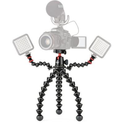 Create pro videos, vlogs, and YouTube content with the GorillaPod Mobile Rig that is flexible, portable, and user-friendly from Joby.