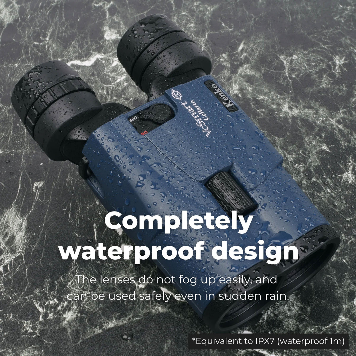 Kenko VcSmart Cellarto WP 15x42 image-stabilised binoculars
