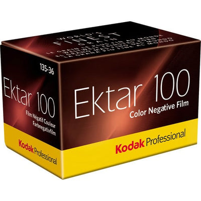 Kodak Professional Ektar 100 35mm Colour Negative Film – high saturation and fine grain film offering vibrant colours, ideal for professional outdoor photography.