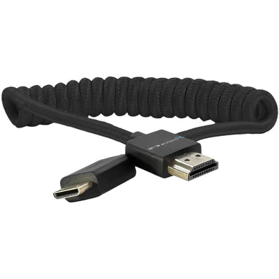 Equip yourself with the mini-HDMI to HDMI Cable. Featuring premium-quality connectors and a coiled design for neater cable management.