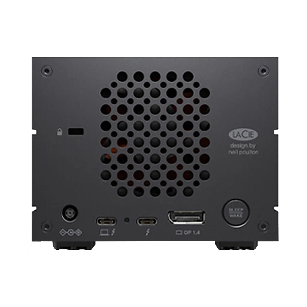 Delivers a storage capacity of 32TB, which is comprised of two 16TB Seagate IronWolf Pro 7200 rpm SATA III 3.5"; enterprise-class hard drives.