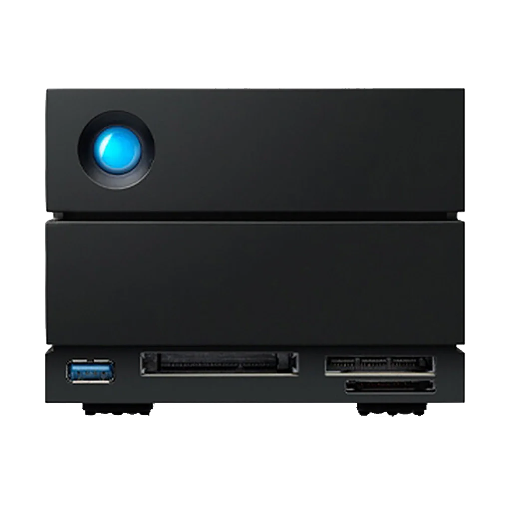 Ensure videos and data are backed up in more than one place with this storage solution featuring two 10TB external hard drives. Ideal for content creators.