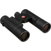 Leica Ultravid 10x25 BR compact binoculars with 10x magnification and waterproof black rubber armour.