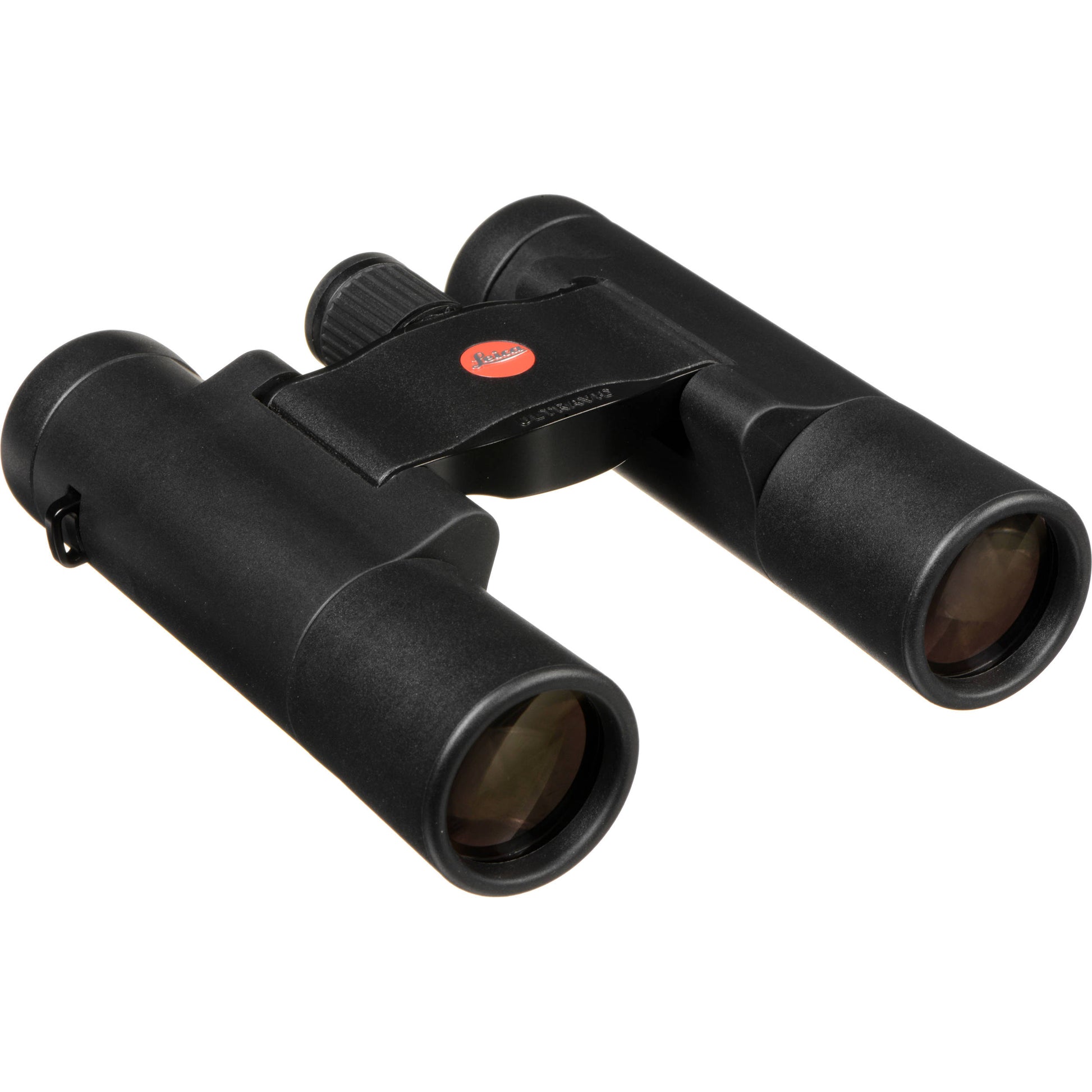 Leica Ultravid 10x25 BR compact binoculars with 10x magnification and waterproof black rubber armour.