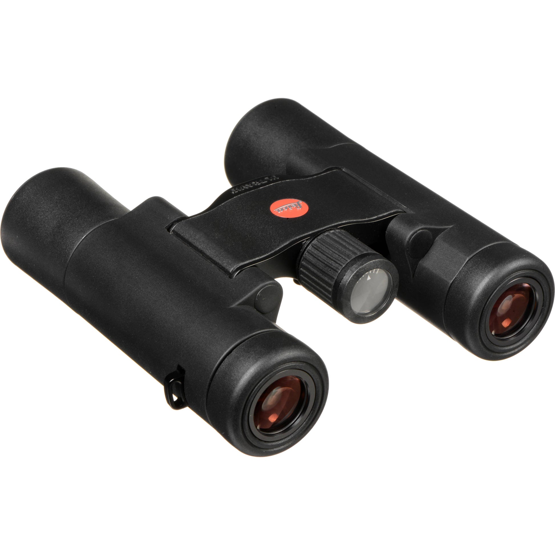 Leica Ultravid 10x25 BR compact binoculars with 10x magnification and waterproof black rubber armour.