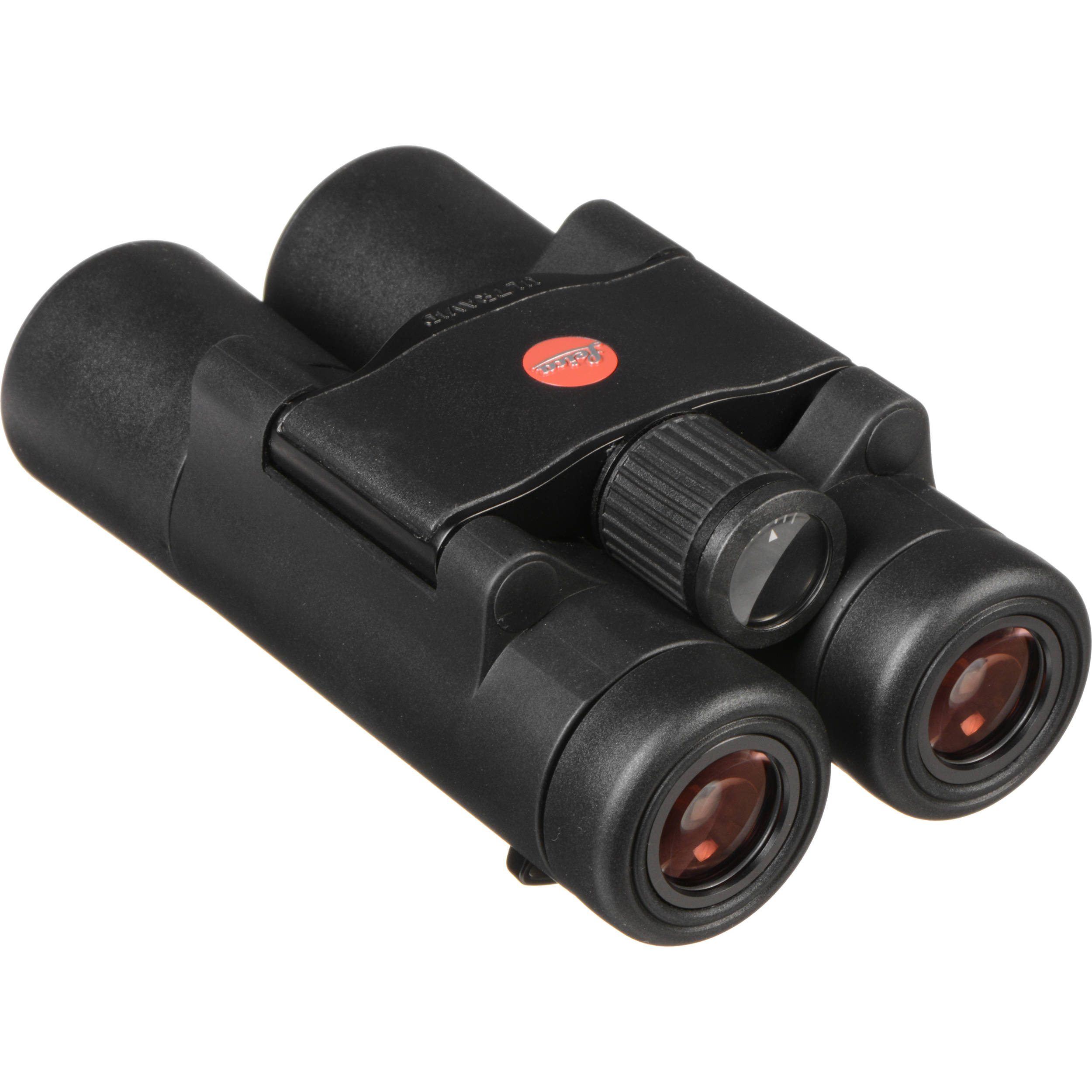 Leica Ultravid 10x25 BR compact binoculars with 10x magnification and waterproof black rubber armour.