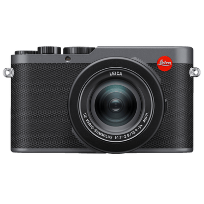 Leica D-Lux 8 Metal Grey compact camera front view