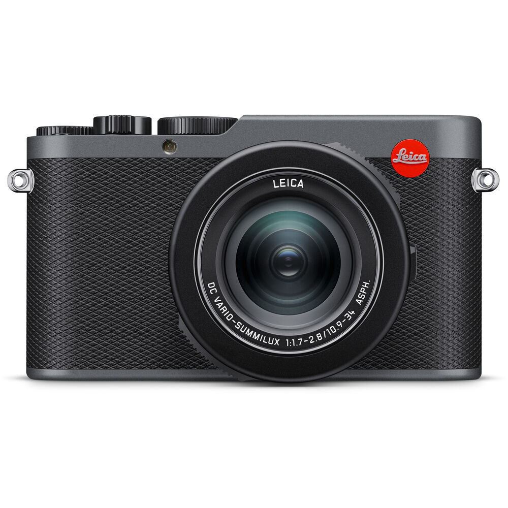 Leica D-Lux 8 Metal Grey compact camera front view