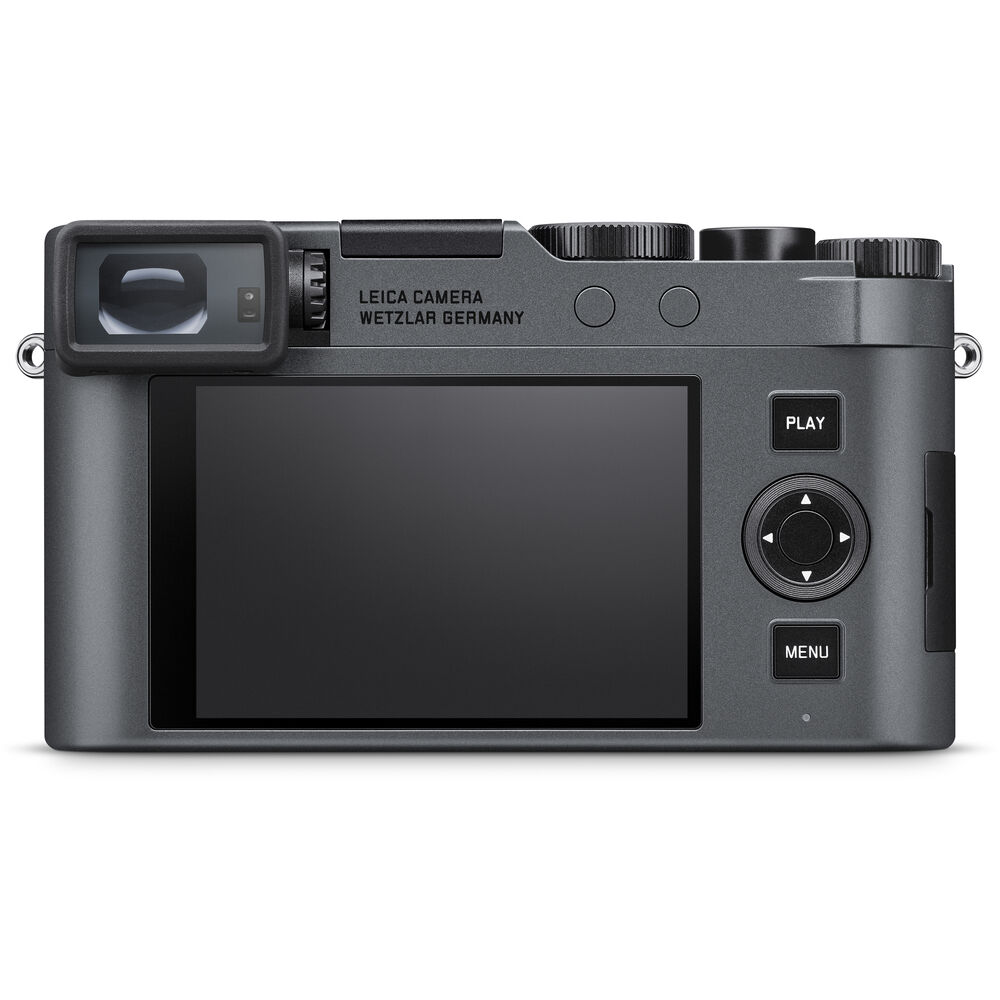 Leica D-Lux 8 Metal Grey compact camera back view