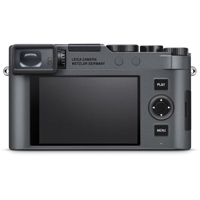 Leica D-Lux 8 Metal Grey compact camera back view