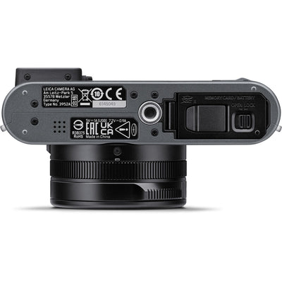 Leica D-Lux 8 Metal Grey compact camera bottom view